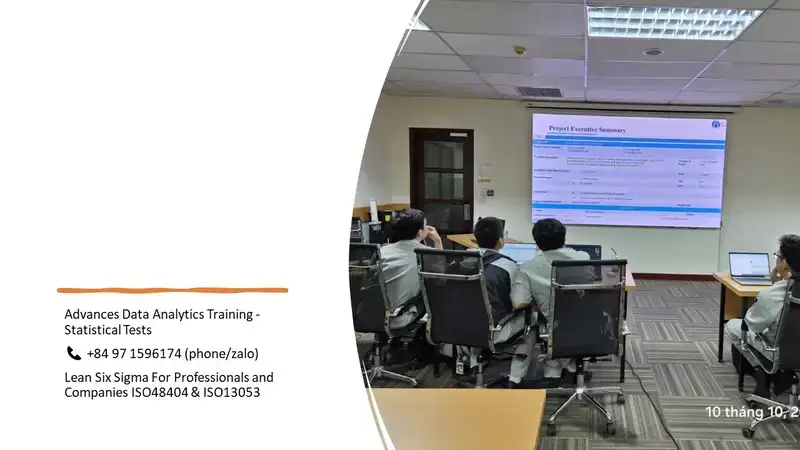 Lean Six Sigma - Statistical Tests - Ajinomoto Việt Nam