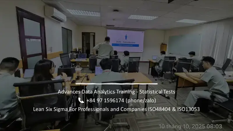 Lean Six Sigma - Statistical Tests - Ajinomoto Việt Nam
