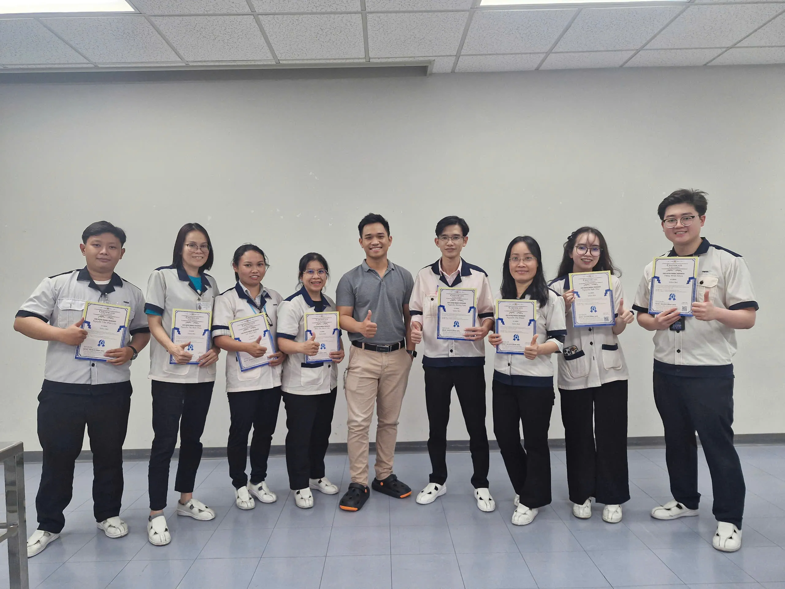 Lean Six Sigma Yellow Belt (Lần 2)- Hoya Lens Bình Dương