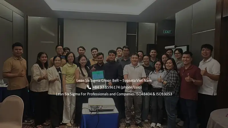 Lễ trao chứng chỉ Lean Six Sigma Green Belt cho Syngenta