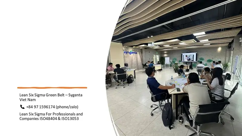 Coaching trực tiếp tại xưởng sản xuất Syngenta